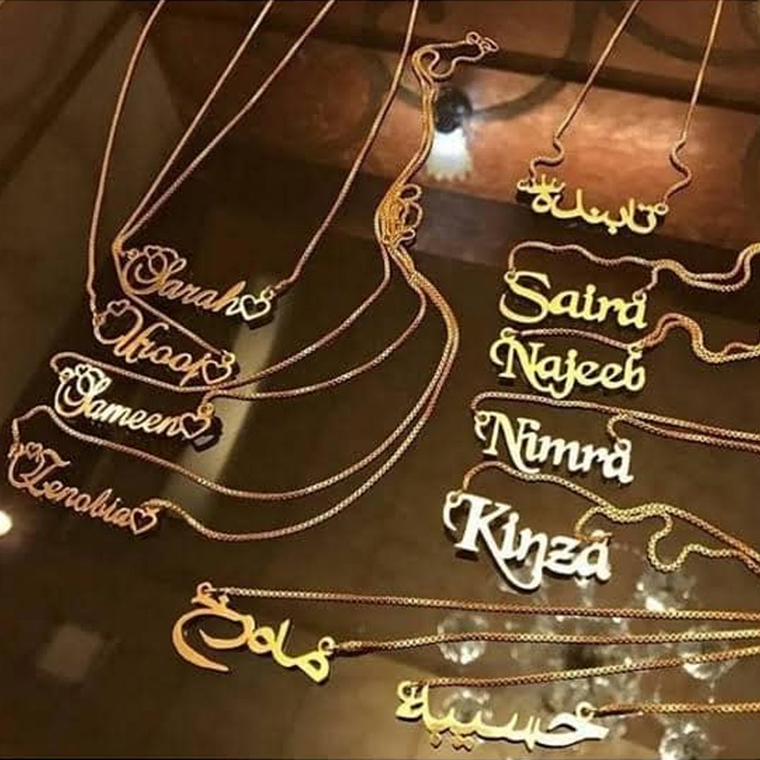 Customized Single Name Necklace – Theprintingsolutions