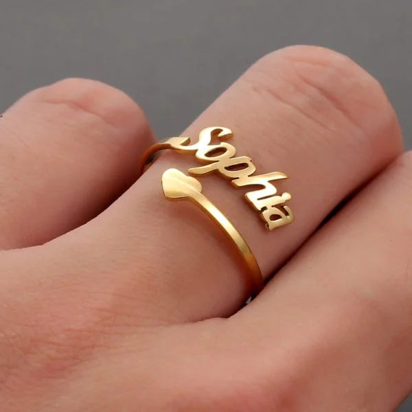 Customize Name Ring