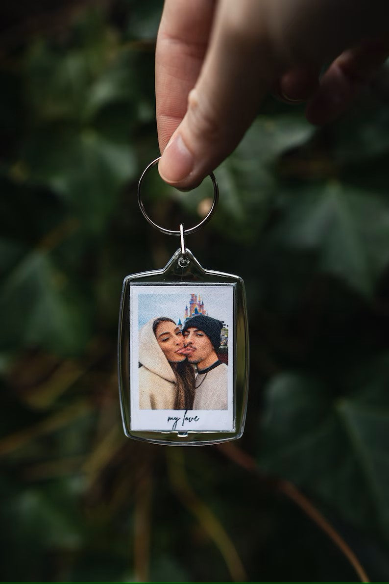 Personalized Acrylic Photo Keychain