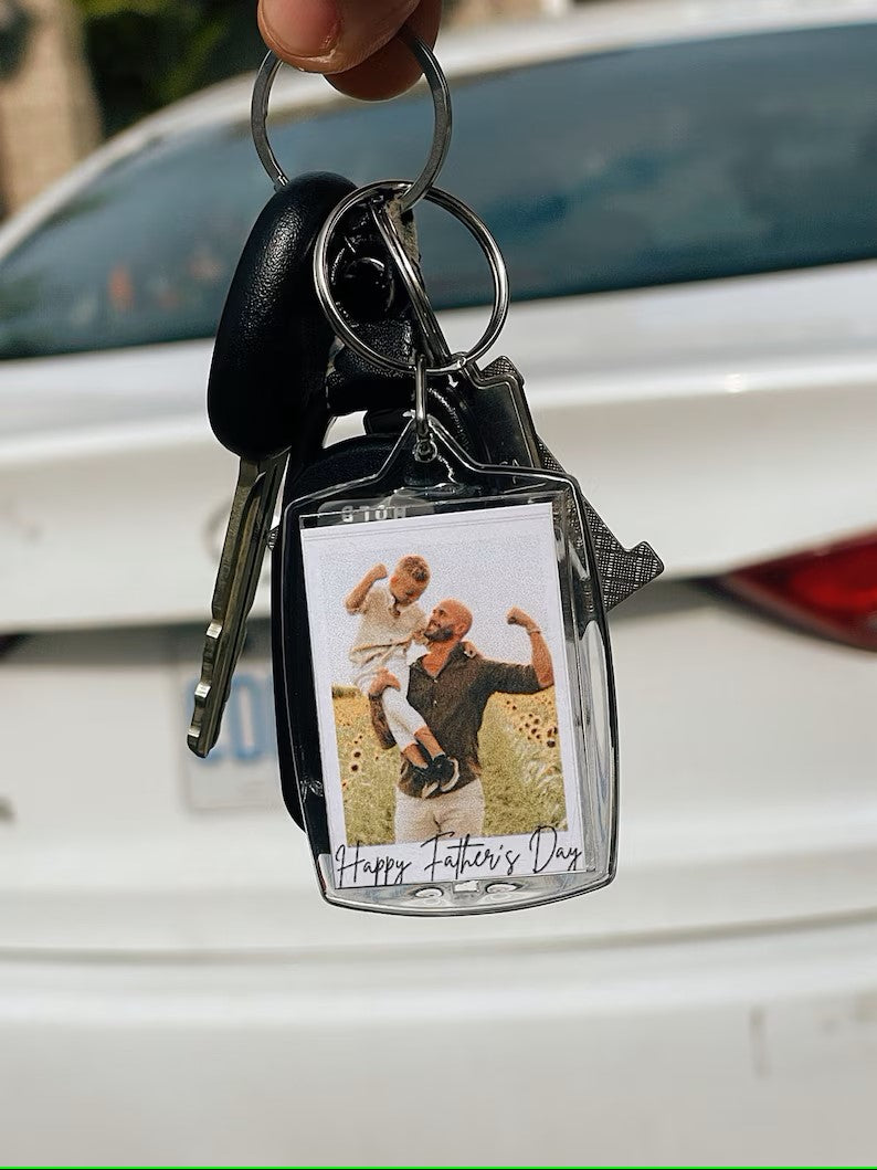 Personalized Acrylic Photo Keychain