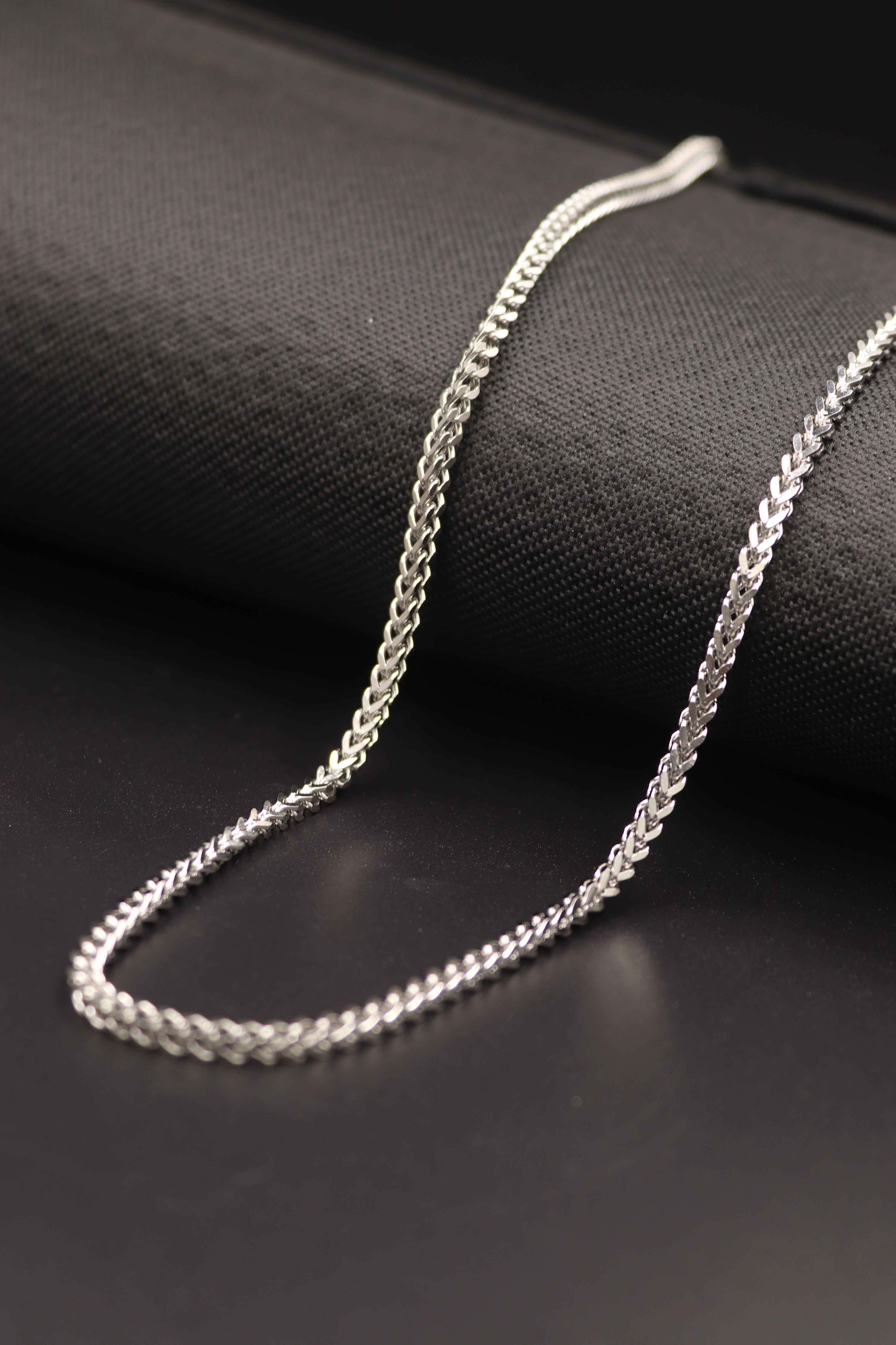 FOXTAIL CHAIN - SILVER - 4MM