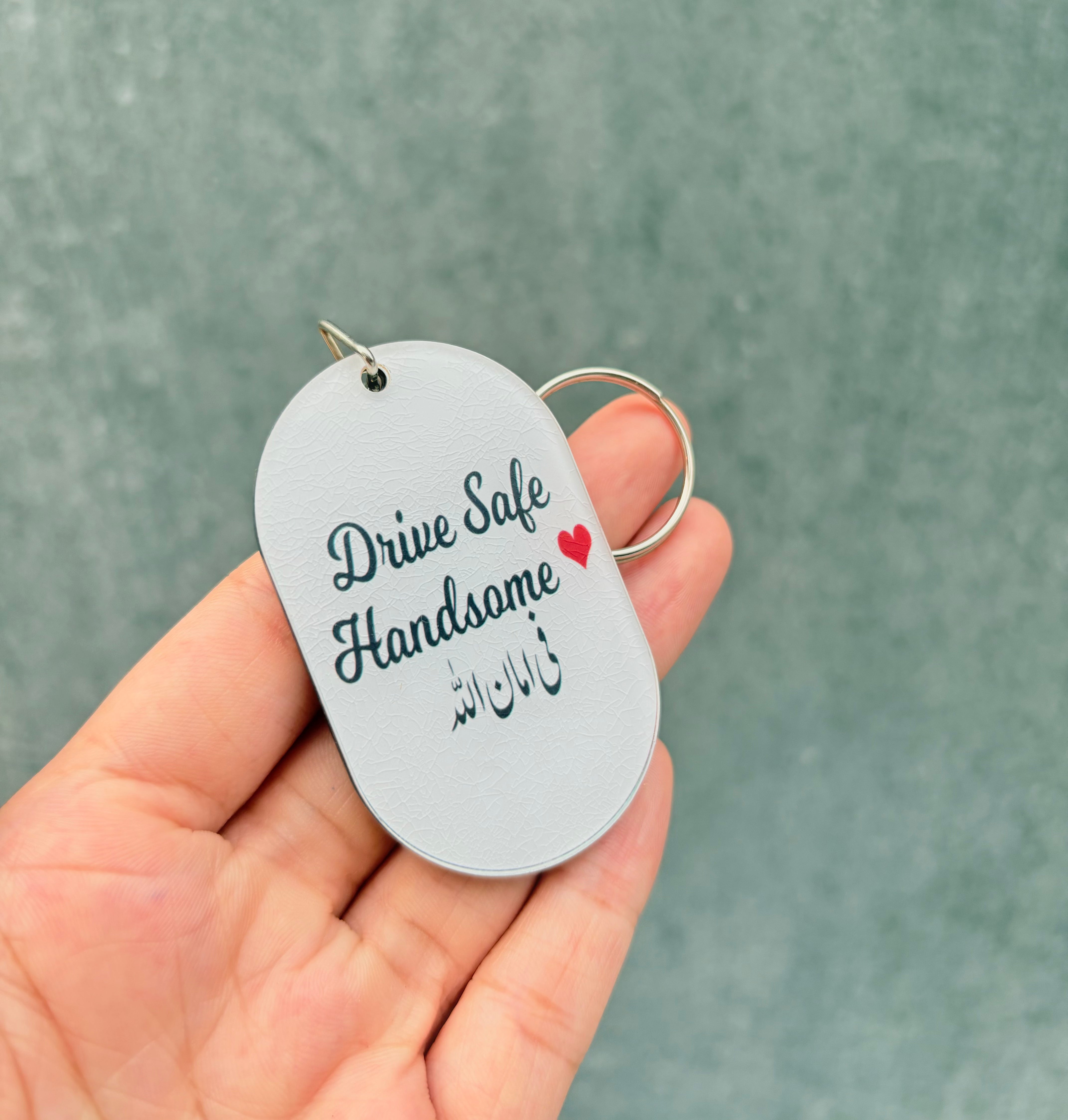 Pesonalized Drive Safe Keychain with Picture Acrylic