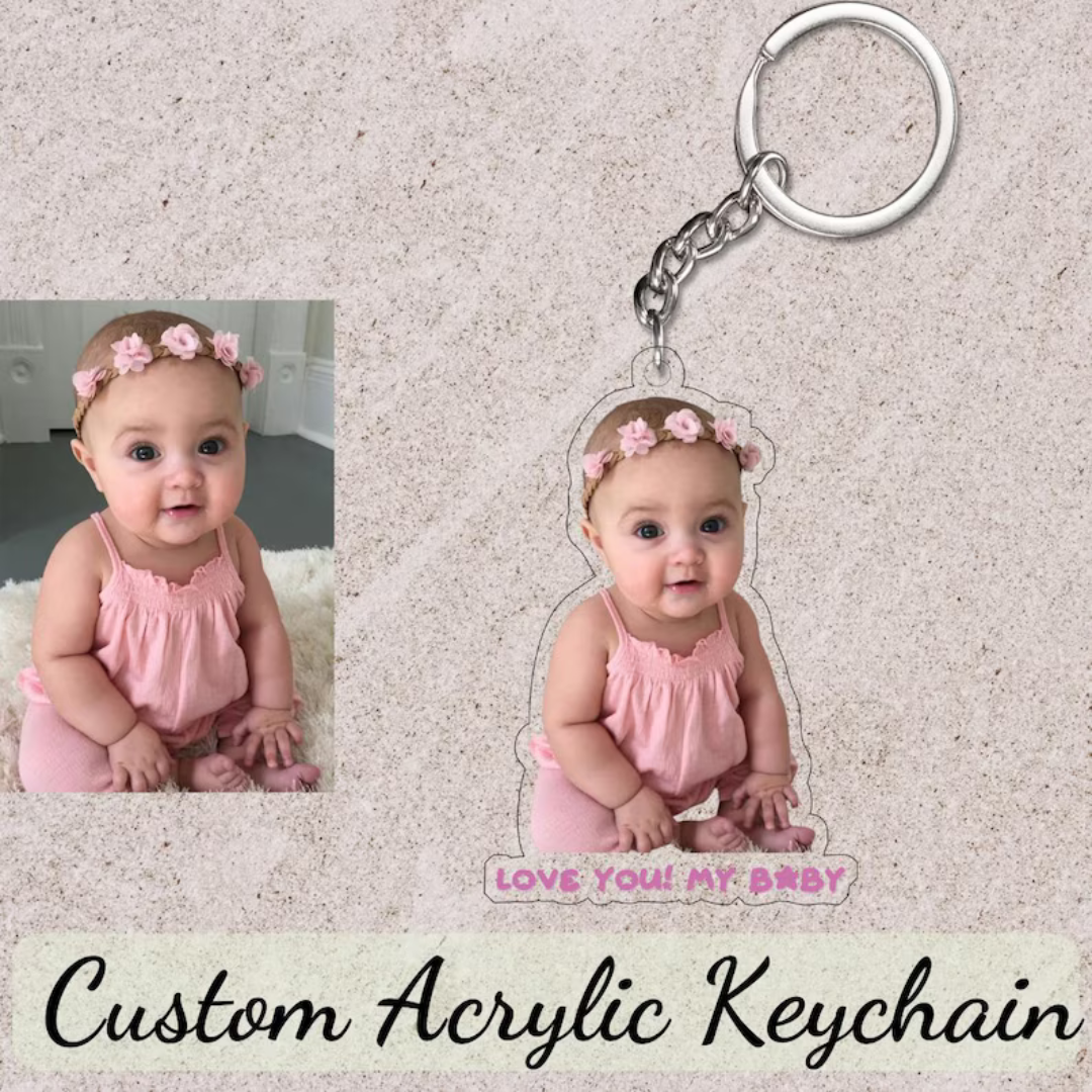 Personalized Photo Keychain