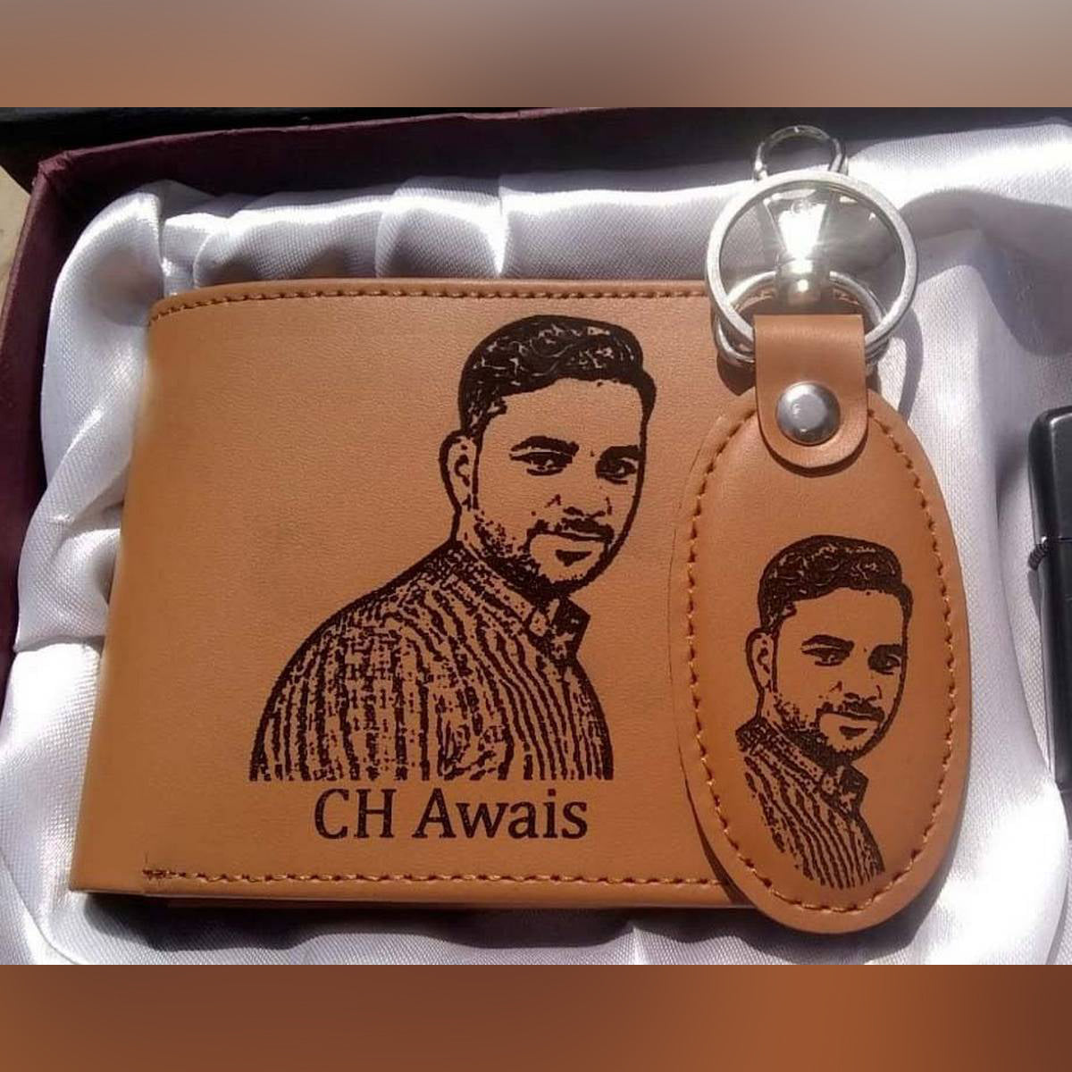 Customize Picture Wallet & keychain