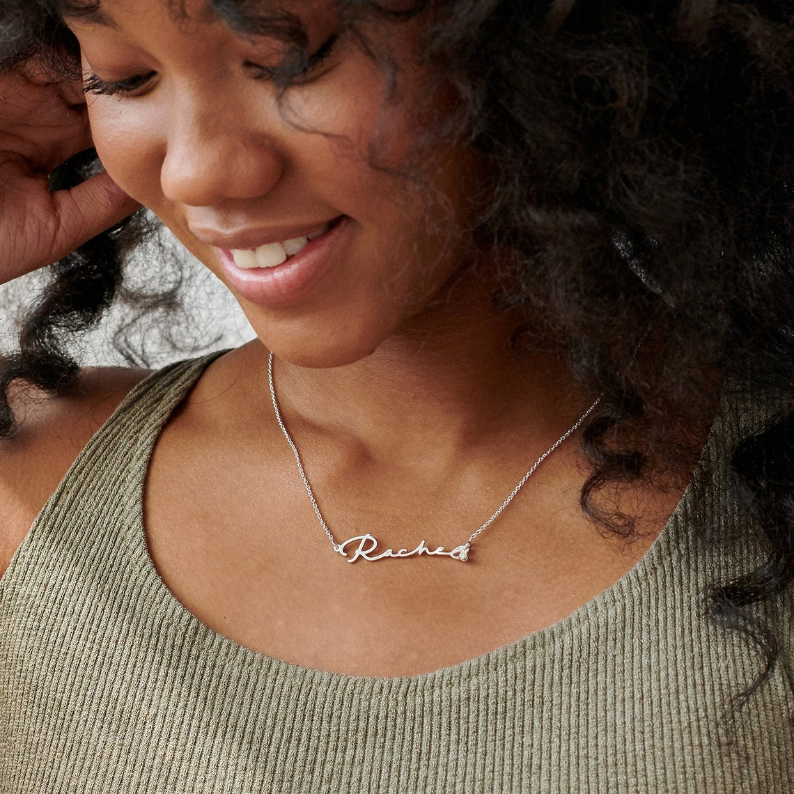 Diamond - Signature Name Necklace