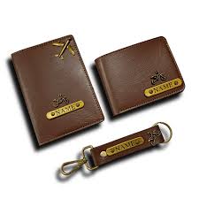 Leather Wallet & Keychain