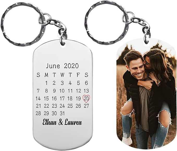 Personalized Calender keychain