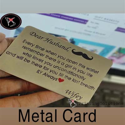 Personalized Metal Gift Set – Keychain & Wallet Card