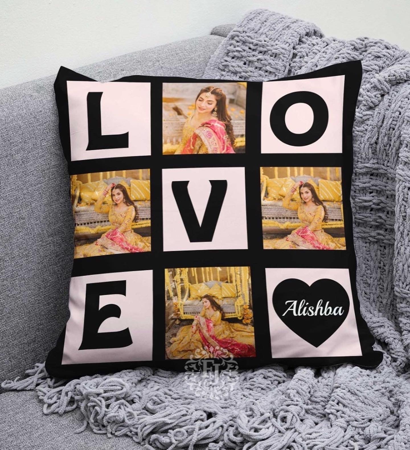 Customise Photo Cushion , Personalised Photo Cushion , Custom cushion Perfect Gift toYour Family, Friends, Or ANY ONE